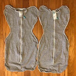 Bundle of two Love To Dream Swaddles, Gray, Medium, 13-18.5 lbs